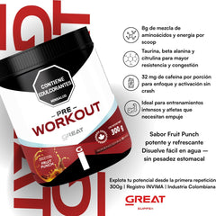 Pre-workout 30 Servicios
